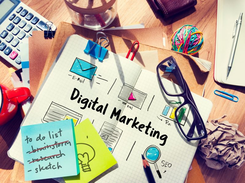 Online Strategy Media Marketing Icons